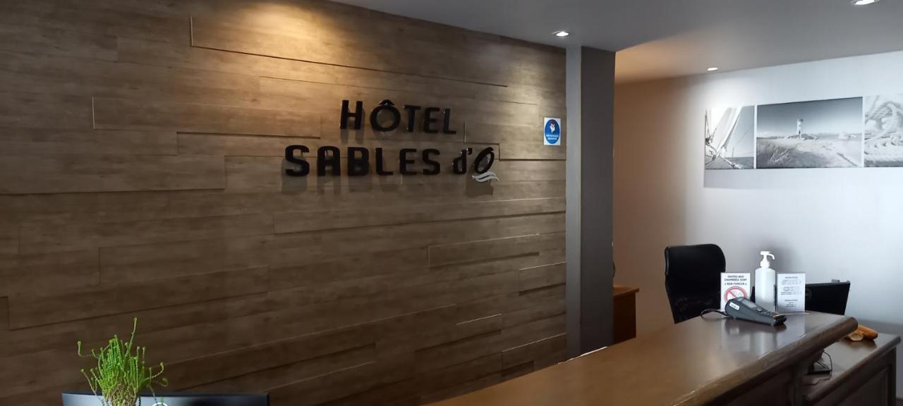 Hotel Sables D'O Et Son Restaurant Le 16 Bis لي سابلِ دولونْ المظهر الخارجي الصورة
